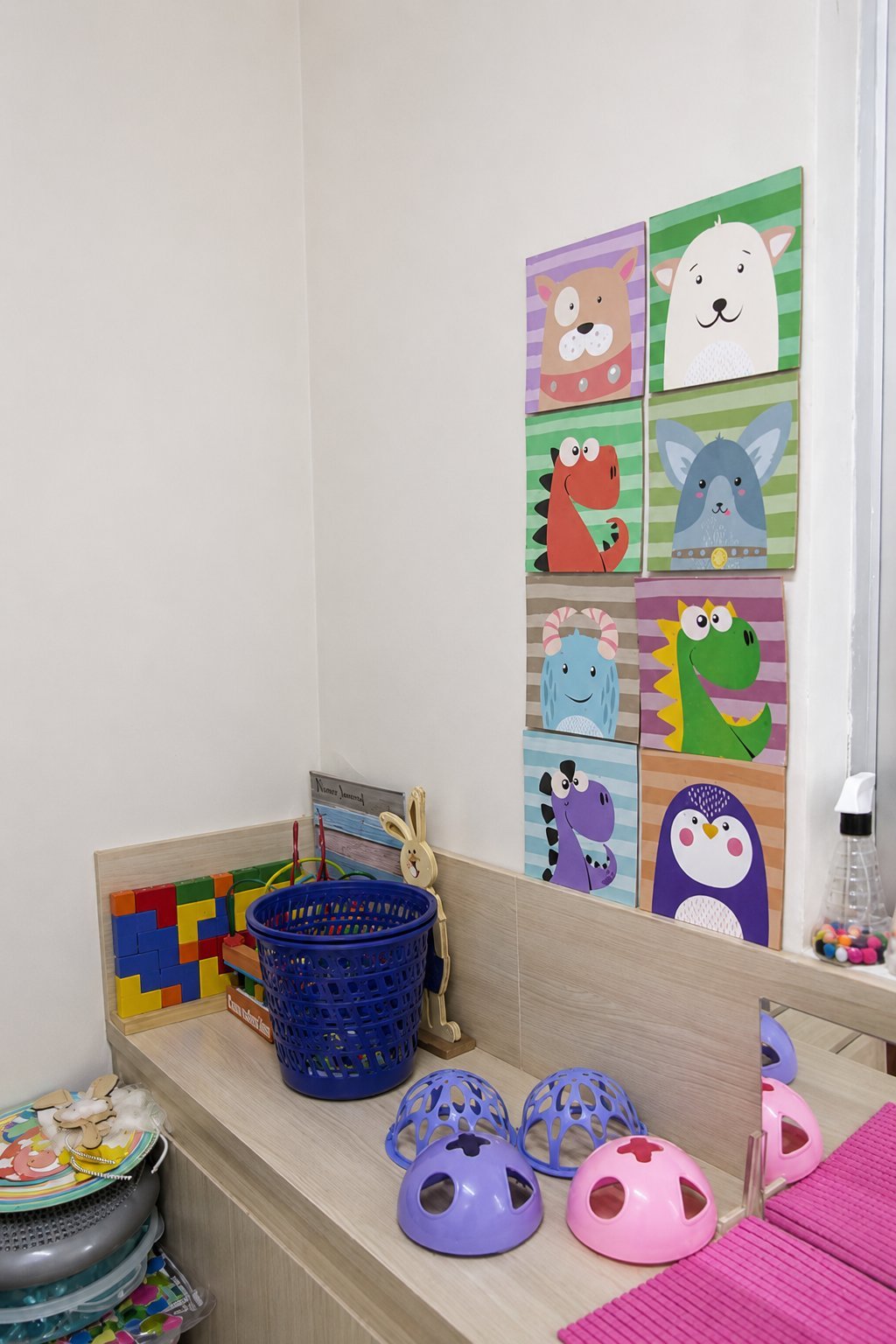 Sala infantil - materiais terapêuticos